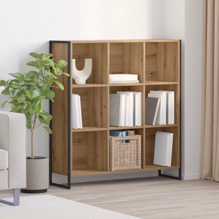 Armadio per Libri vidaXL in Stile Industriale Marrone L: 99.5 cm, P: 30 cm, H: 108 cm