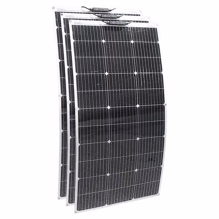 Pannello solare flessibile, potenza massima di 100W, design monocristallino, dimensioni compatte, nuovo 300W