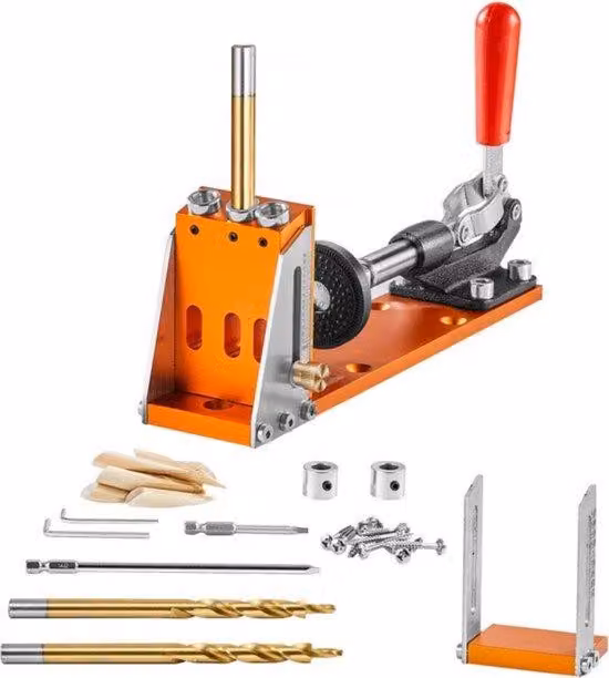 Set di viti per travature a traliccio - Utensili per la lavorazione del legno - Include chiave inglese e punte per viti a testa quadrata