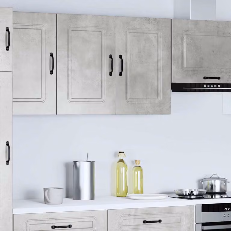 Pensile da Cucina Kalmar Grigio Cemento in Legno Multistrato