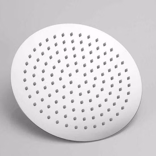 Soffione doccia universale con rotazione a 360°, inclinazione di 30°, diametro di 20 cm