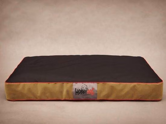 Cuccia per cani 70x50x12 cm, materasso nero