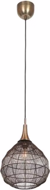 Lampada a sospensione industriale Trio Leuchten SORAYA in metallo, Ø 42 cm, colori oro/ottone o nero, attacco E27