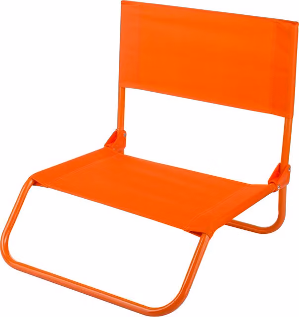 Spiaggina pieghevole arancione