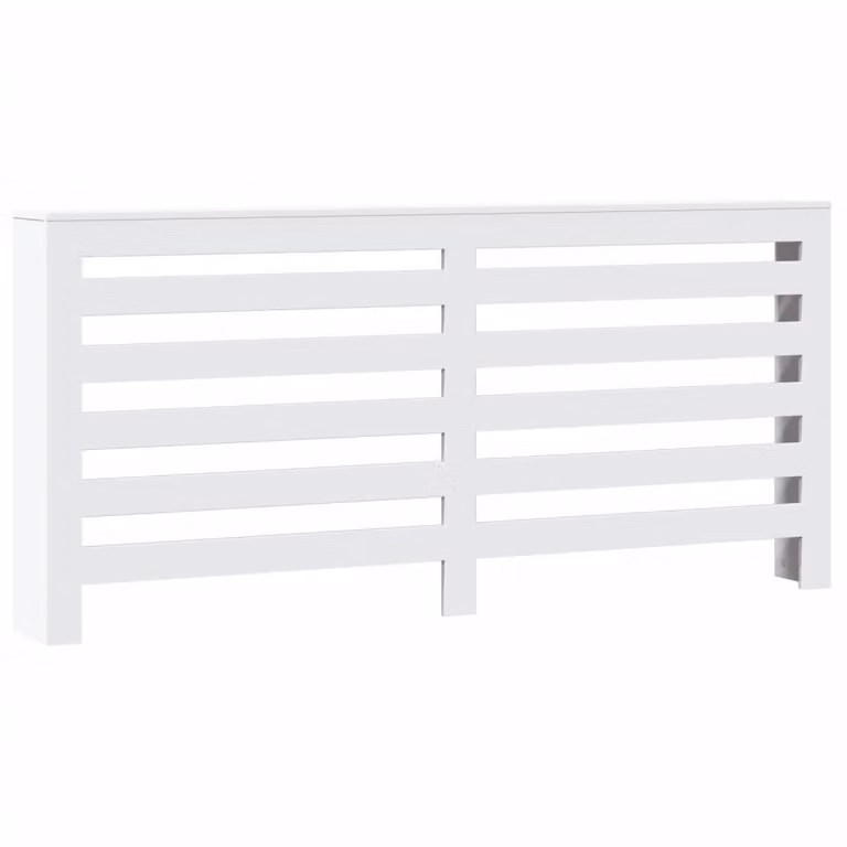 Copertura Termosifone Bianca 175x20x82 cm in Legno Multistrato