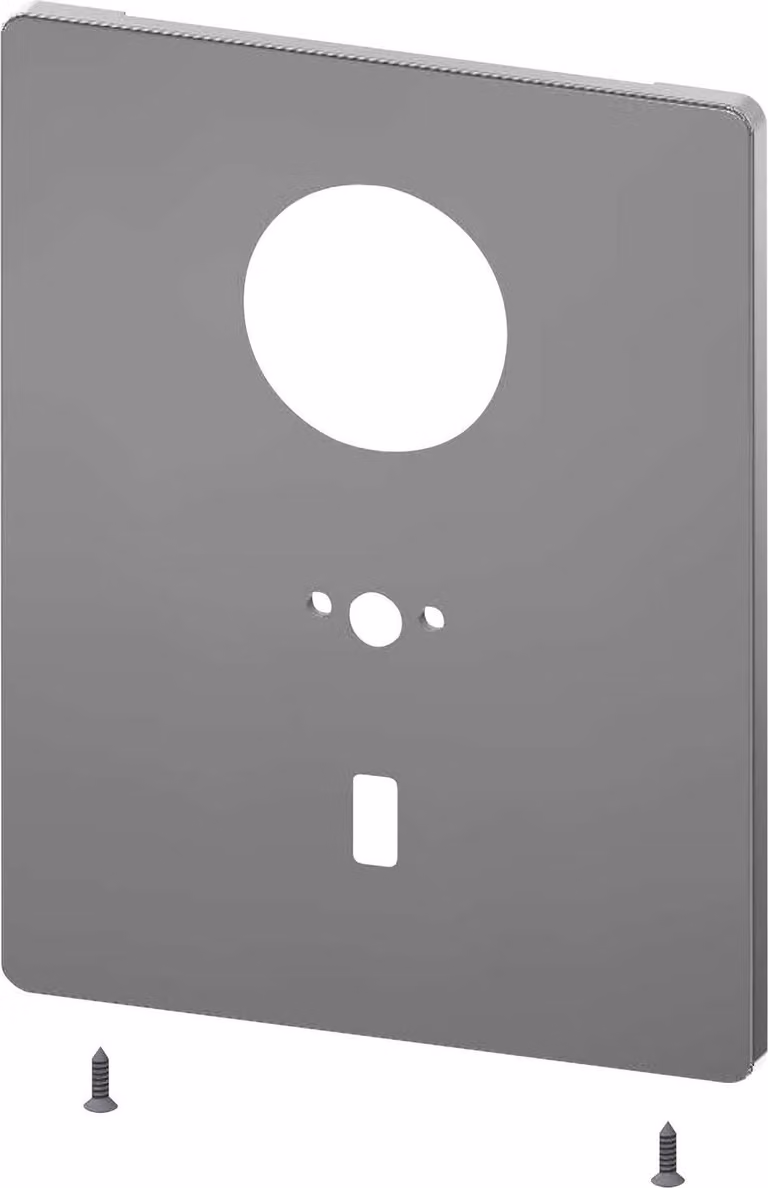KWC AR piastra di copertura in acciaio inox, F5, per uscita, 190x245 mm, supporto per sensore, 2030048962