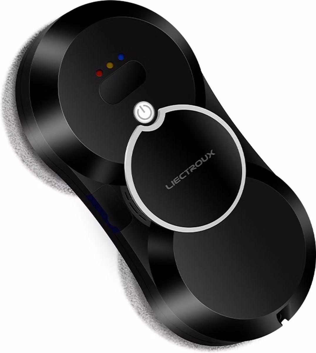 Robot aspirapolvere per vetri - Pulitore per vetri - Con telecomando - Magnetico - Potenza di aspirazione: 2800Pa - Colore: nero