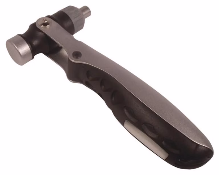 Multitool 3-in-1: martello, cacciavite e chiave a bussola, 24 cm, con set di punte per lavori di bricolage