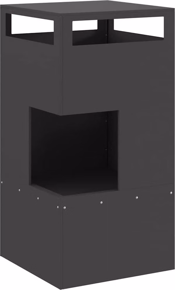 Focolare Nero 50 x 50 x 100 cm Acciaio
