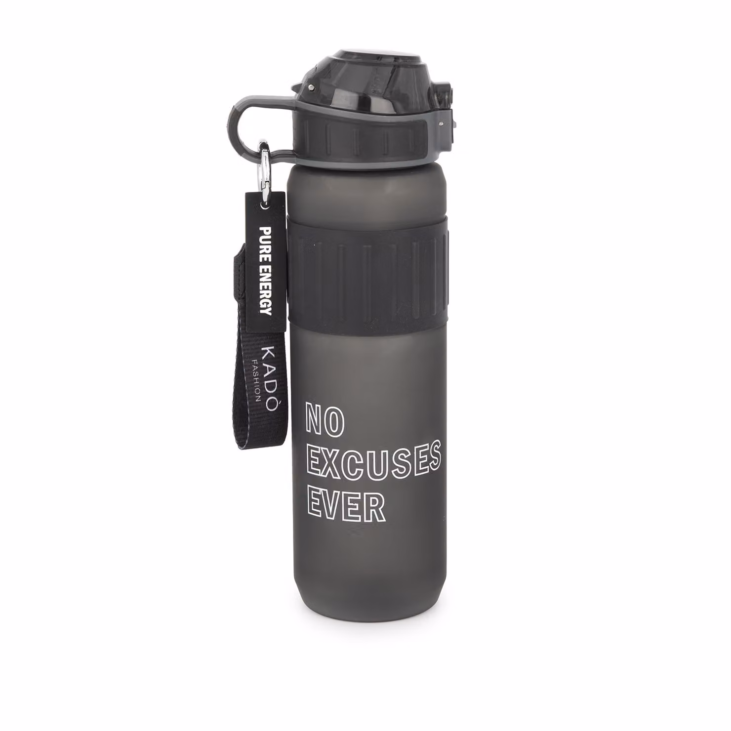 Borraccia Hydrea con scritte motivazionali, colore nero, 1 l – 2