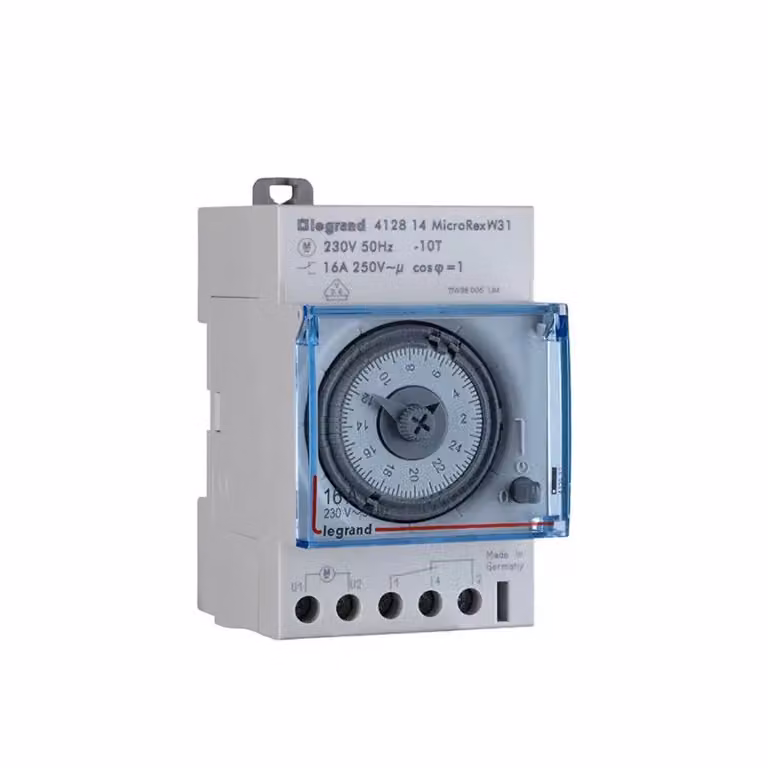LEGRAND LEGR MicroRex W31 230V 50Hz 412814 Timer settimanale, sin.