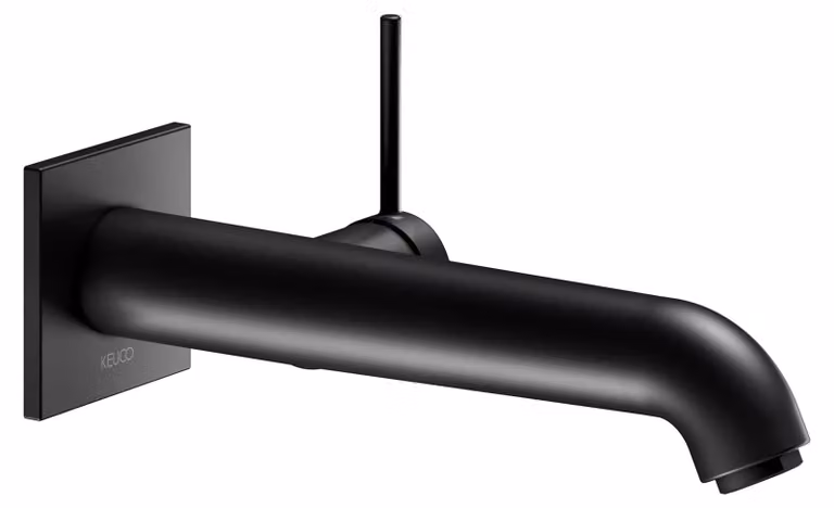 KEUCO IXMO Soft Mitigeur monocommandé pour lavabo encastré, 225mm, rosace carrée, 59516371202, 59516371202