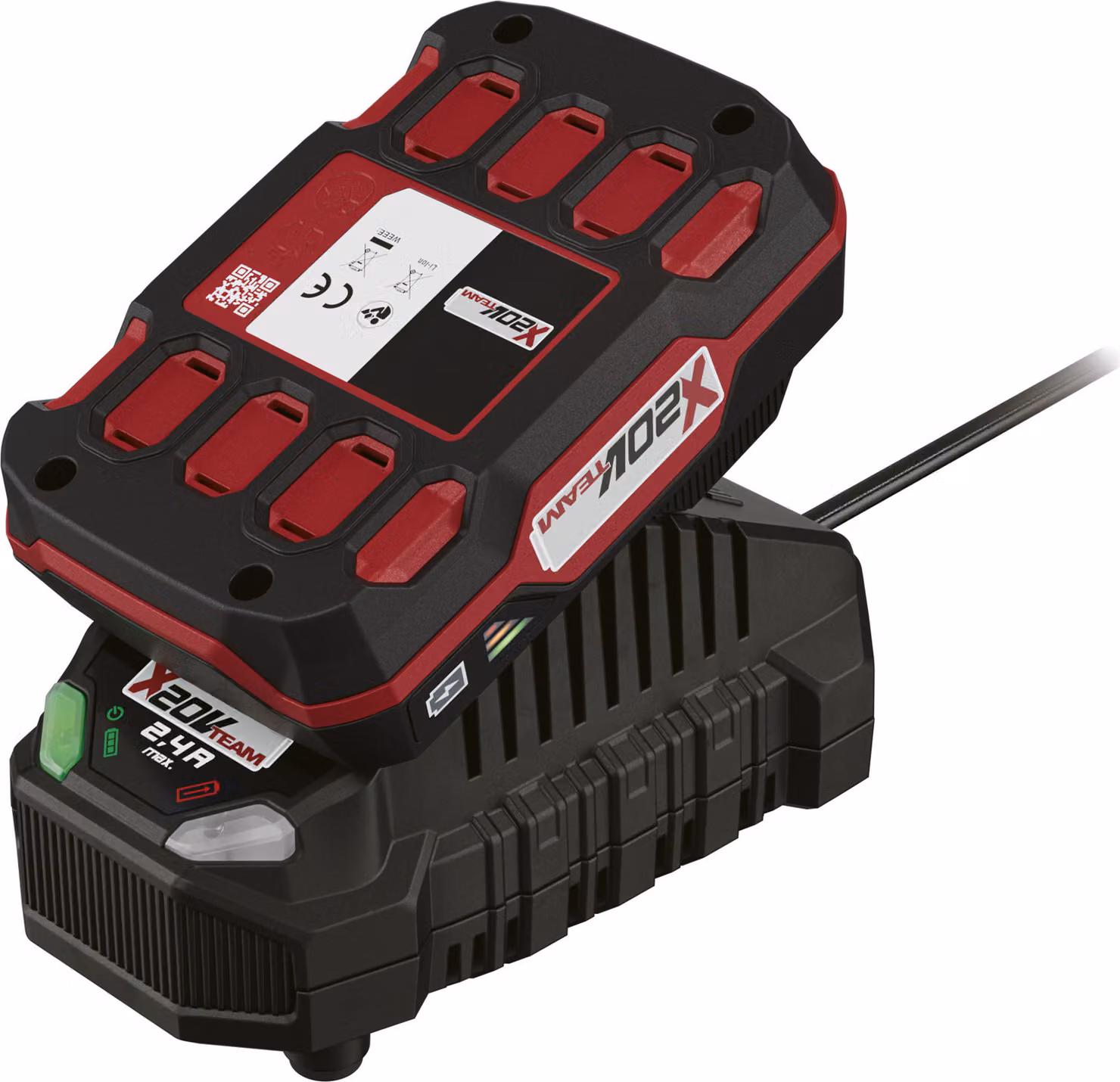 PARKSIDE® Batteria 2 Ah PAP 20 B1 e caricatore PLG 20 C1