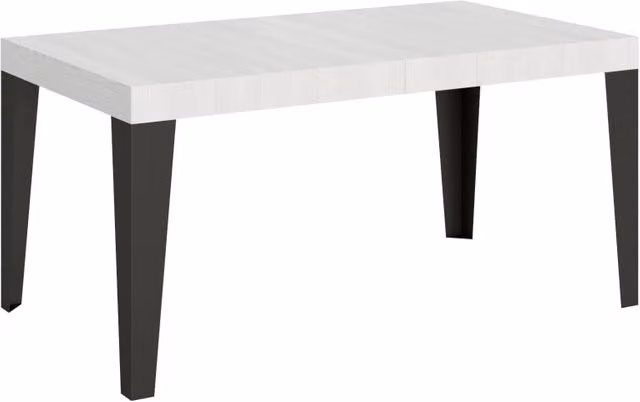 Tavolo allungabile Itamoby Flaris Bianco Frassino con telaio Antracite L: 90 cm, P: 160-420 cm