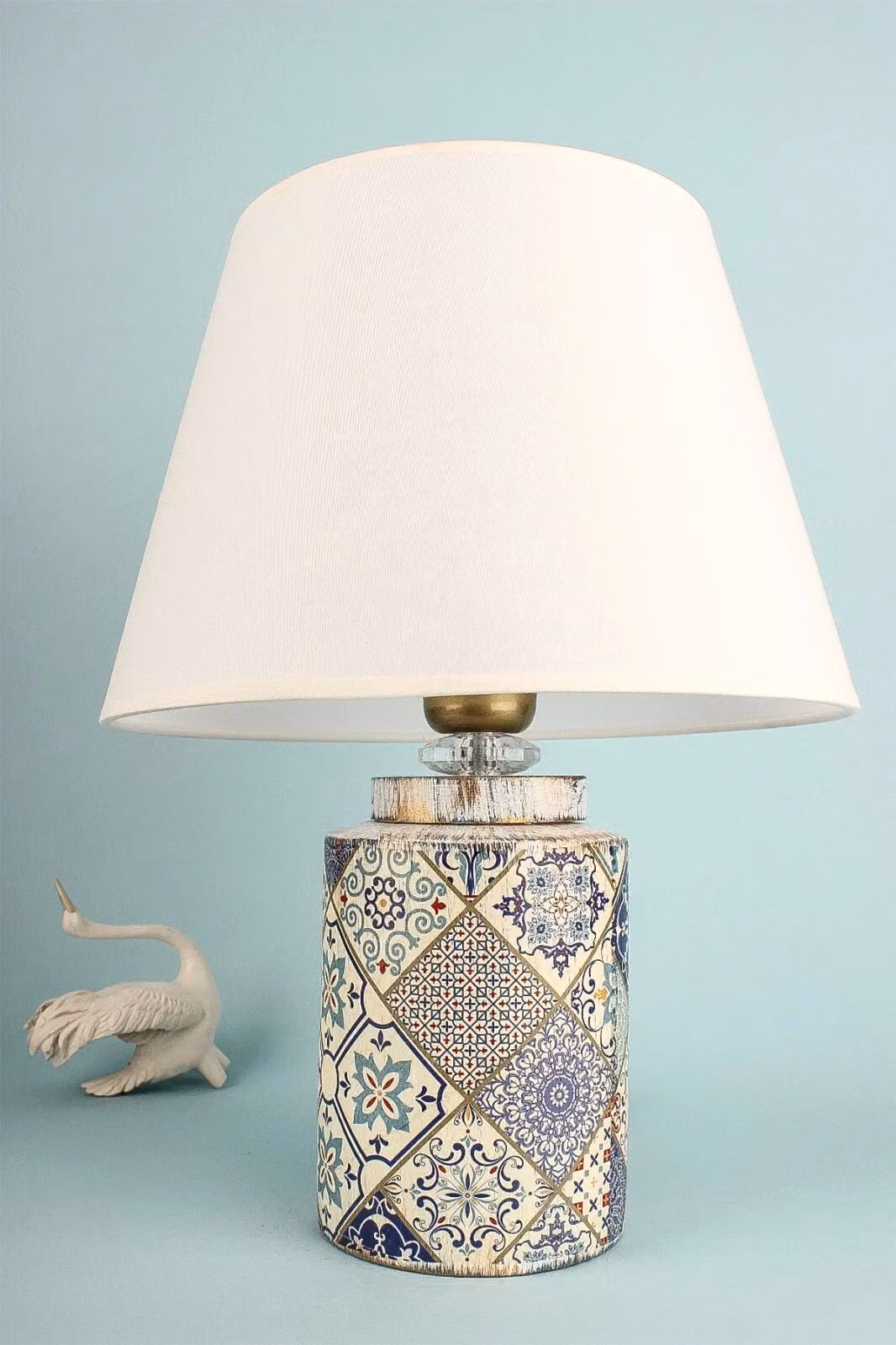 Opviq, lampada da tavolo di alta qualità, corpo in Vetroceramica, altezza 40 cm, diametro del paralume 30 cm, cavo da 150 cm, attacco E27 max. 40 W, IP20, elegante design color crema, ideale per interni moderni.