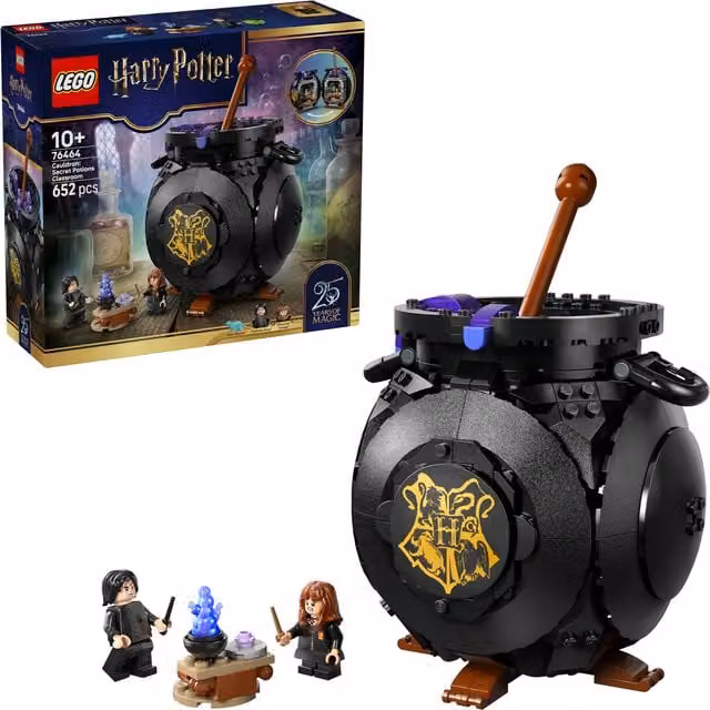Lego Harry Potter Calderone: Lezione di pozioni segrete, colore nero, 652 pezzi – 1