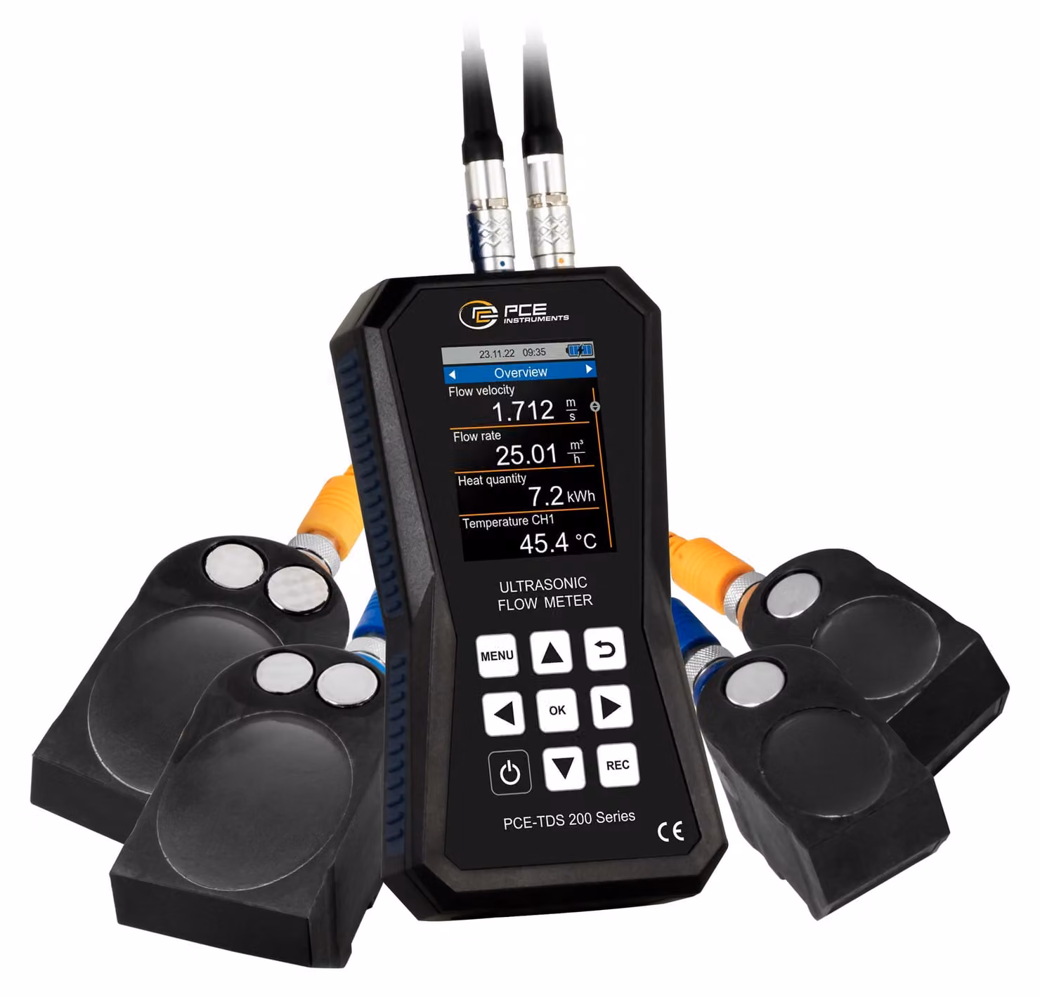Misuratore di portata a ultrasuoni PCE Instruments modello PCE-TDS 200 ML