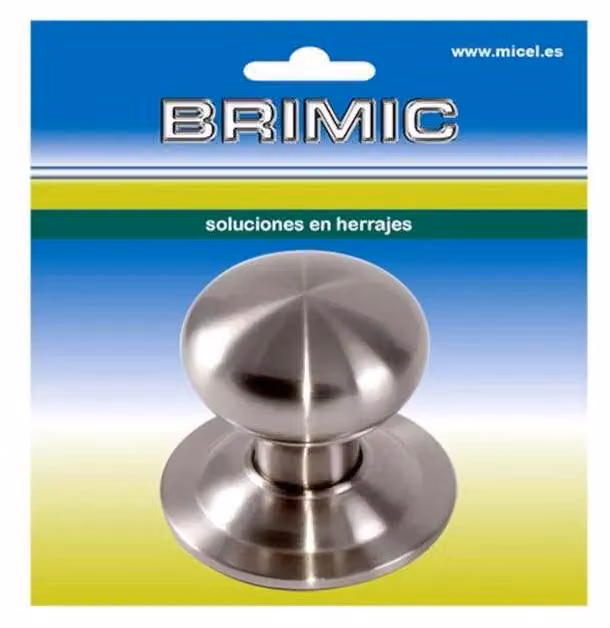 Blister di pomelli lisci per porte pp02 70mm in micel