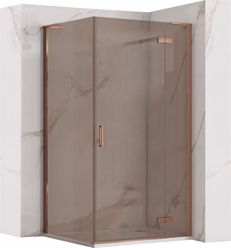 Cabina Doccia Rea Hugo 90X90 Brush Copper