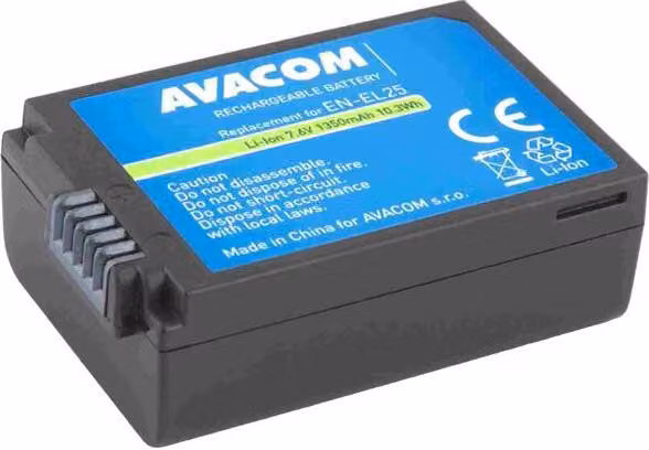 Batteria AVACOM Nikon EN-EL25 Li-Ion 7,6V 1350mAh 10,3Wh