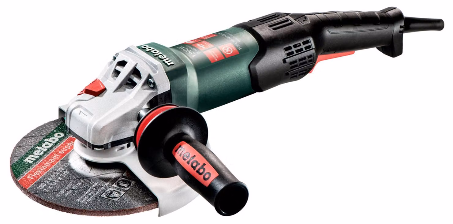 METABO 601095000 - Smerigliatrice angolare RATTAIL con impugnatura extra lunga anti-fatica WEA 19-180 Quick RT 1900W