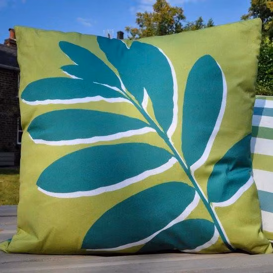 Fodera per esterni impermeabile - Fodera per cuscino da giardino - Arredi da esterno - Resistente ai raggi UV - 43 x 43 cm - Verde