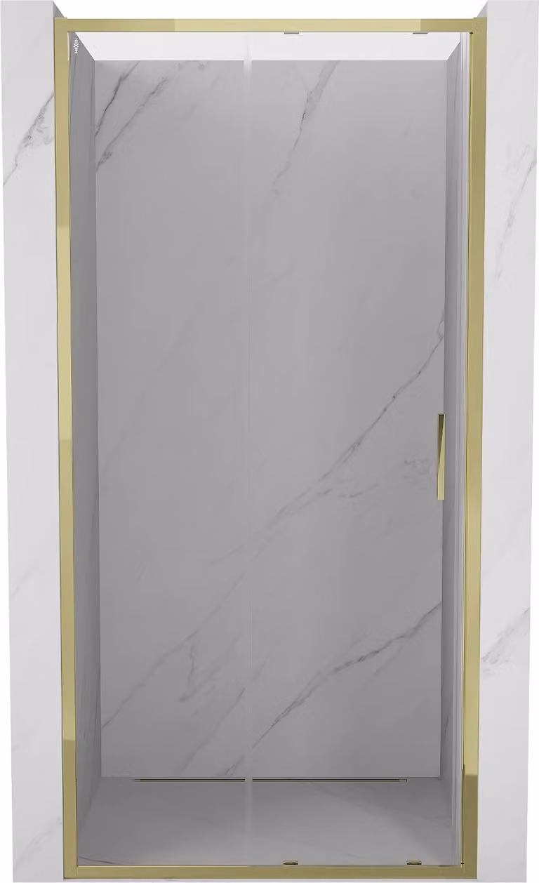 Mexen Exo porte doccia scorrevoli 105 cm, trasparente, oro - 8151-105-000-50-00