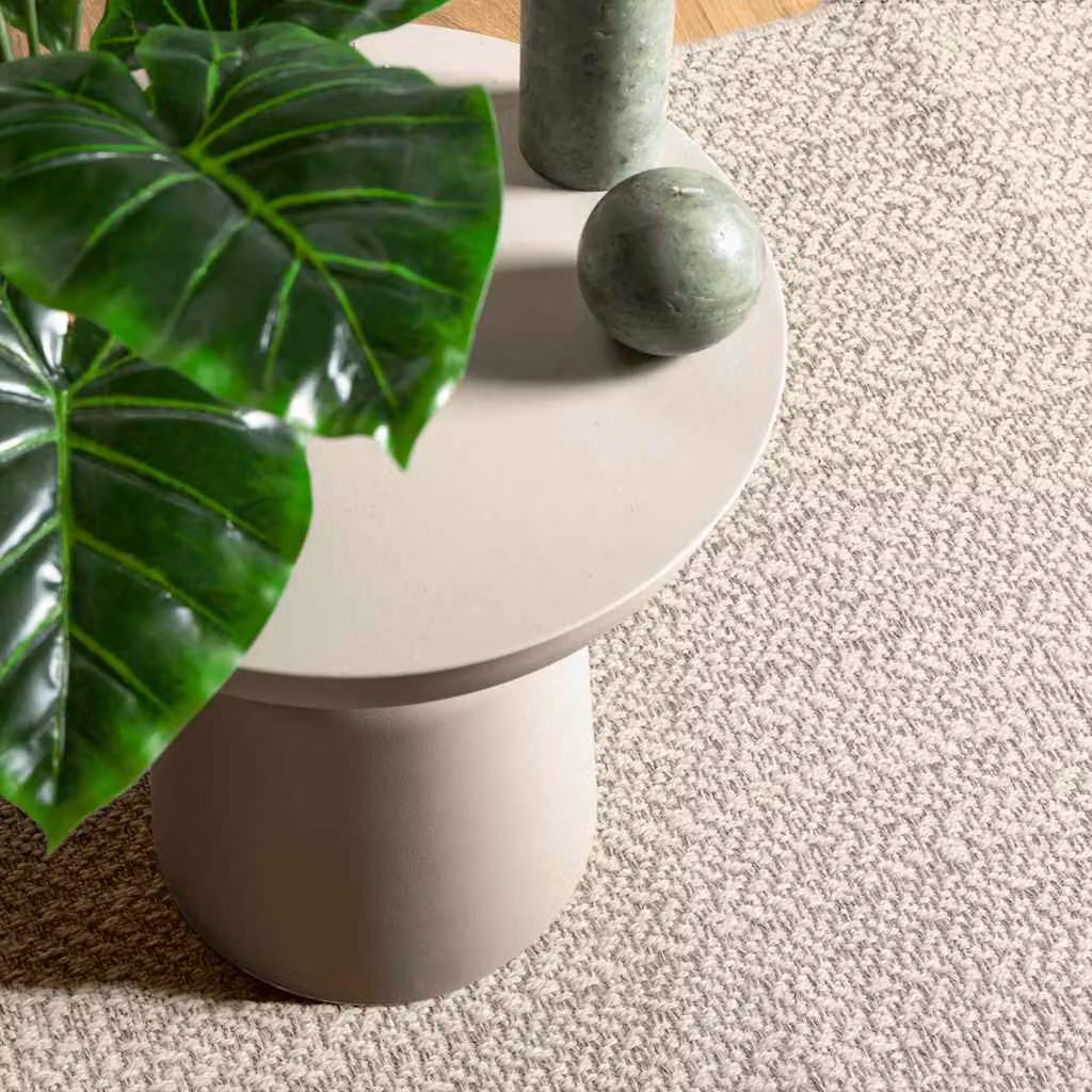 vidaXL Tappeto ZIZUR Crema 80x150 cm Aspetto Iuta Interni ed Esterni