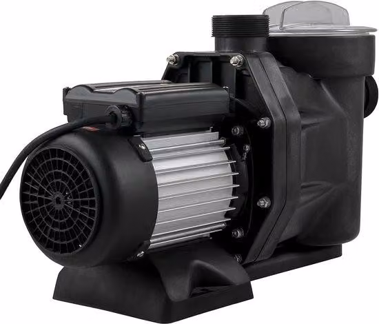Pompa per piscina integrata, con attacchi di 1,97 pollici per l'ingresso e l'uscita dell'acqua, dotata di un motore da 750 W per garantire acqua pulita nella piscina, inclusi 2 tubi di collegamento.