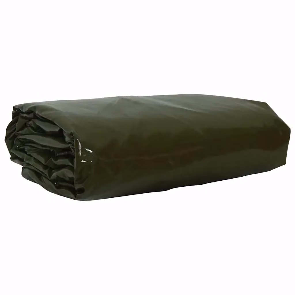 Telo con rivestimento in PVC Verde oliva 4 x 7 m 650g/m2 – 2