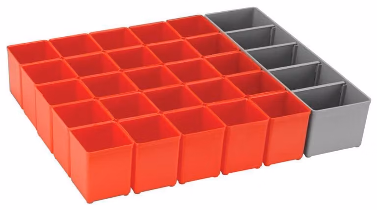 Bosch ORG72-RED: Set di organizer per i-BOXX72, parte del sistema mobile "Click & Go"