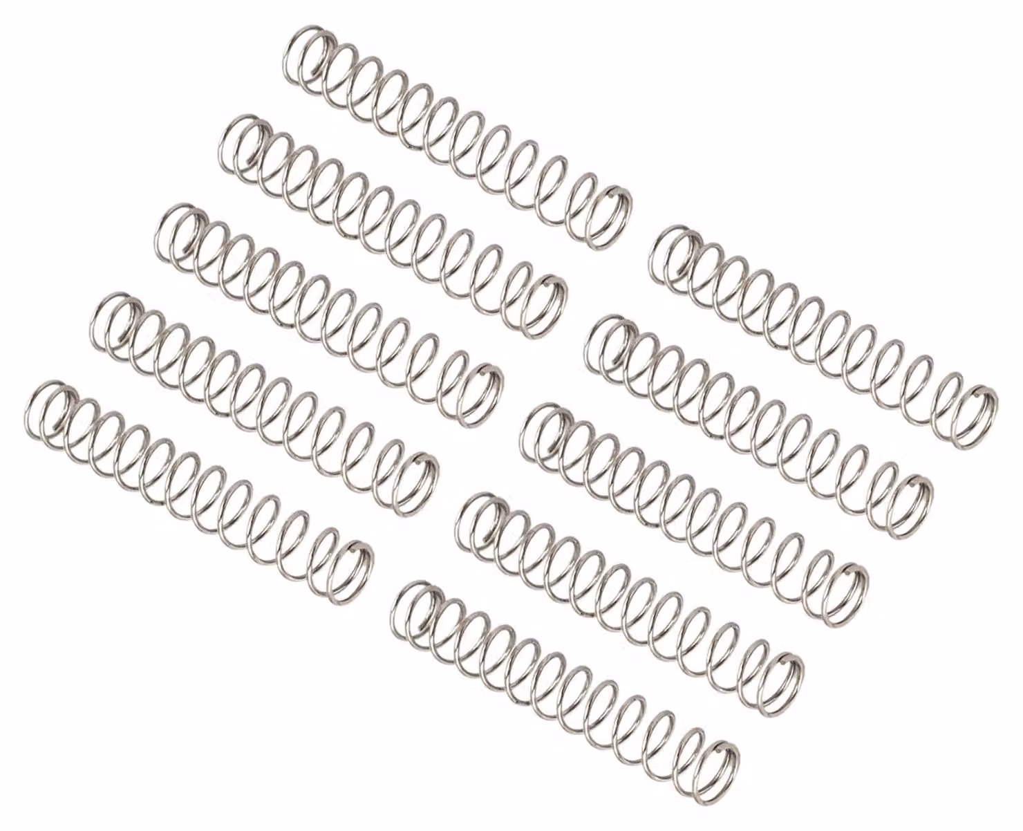 Molle a compression, dimensioni 0,4x4x25 mm, acciaio inossidabile 304, confezione da 10 pezzi