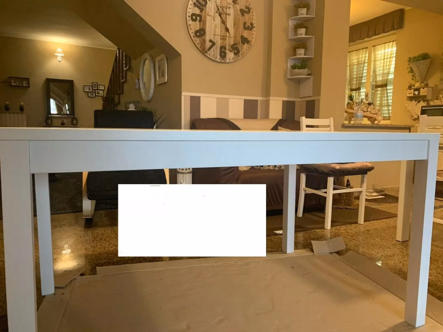Tavolo moderno allungabile Mobili 2G bianco frassino L: 140 cm, P: 90 cm, H: 76 cm – 2