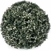 Pianta artificiale di Bosso con Gypsophila verde Yes Everyday per decorazione da tavolo, Altezza: 33 cm
