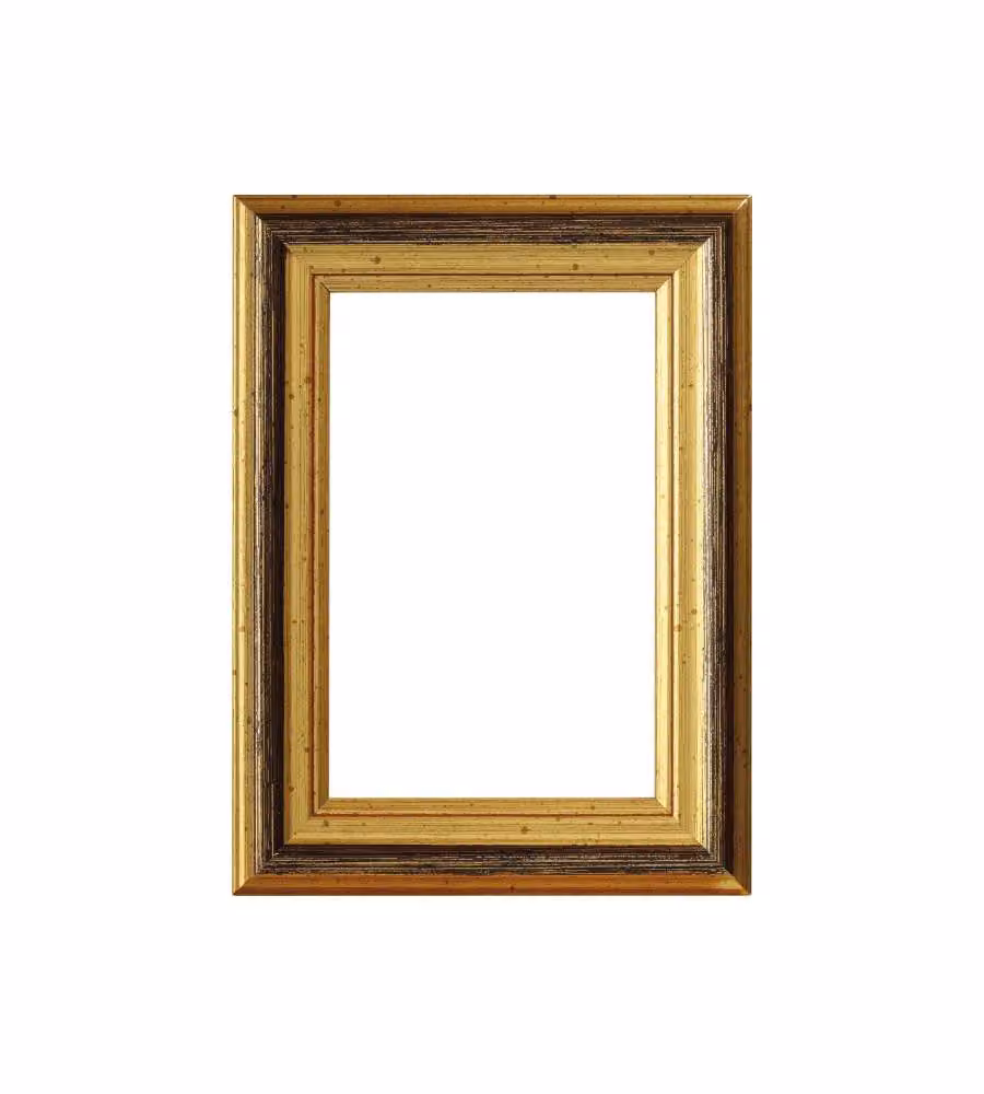 Bubola e Naibo Cornice Beta 25x35 cm Legno Oro Rosso con Vetro