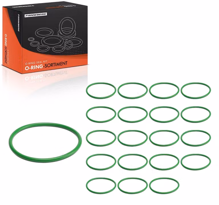 Kit universale per la riparazione di condizionatori, include 20 anelli in HNBR di diametro interno 63,17 mm