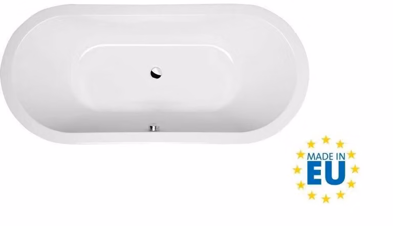 Vasche da bagno Polysan - Vasca da bagno VIVA O, 1850x800x470 mm, bianco 72179