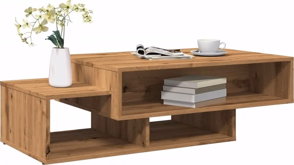 Maison Exclusive - Tavolino Artisan in rovere 105x55x32 cm Materiale ligneo