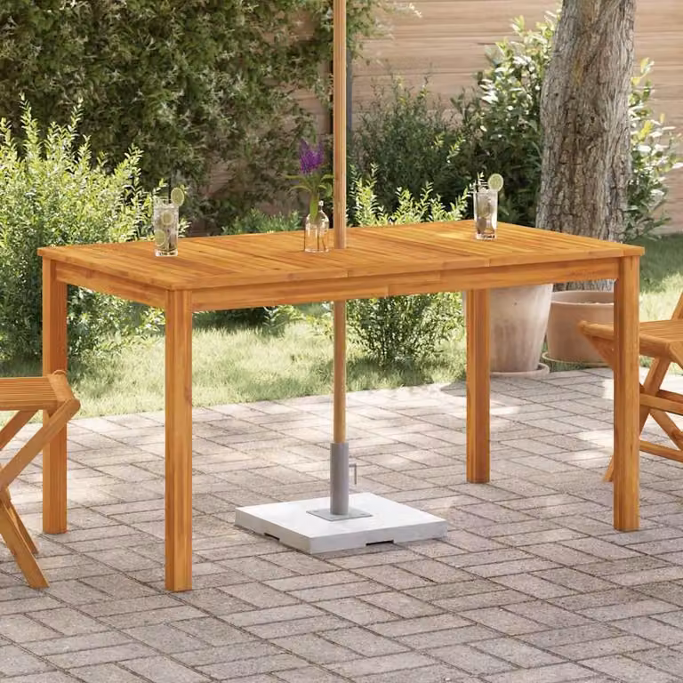 Maison Exclusive - Tavolo da giardino 140x80x74 cm in legno massello di acacia