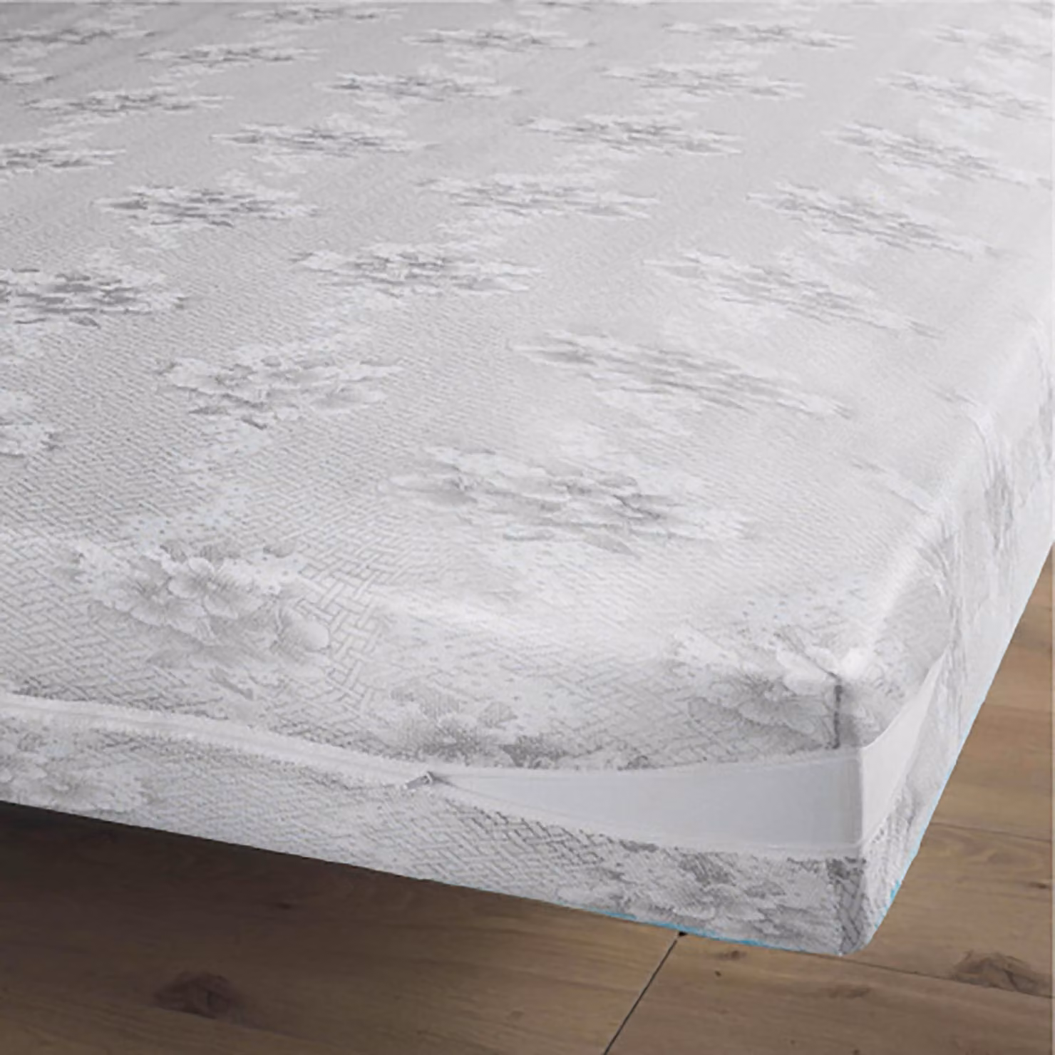 Materassi 140x190 cm, colore grigio, tessuto elasticizzato a rete