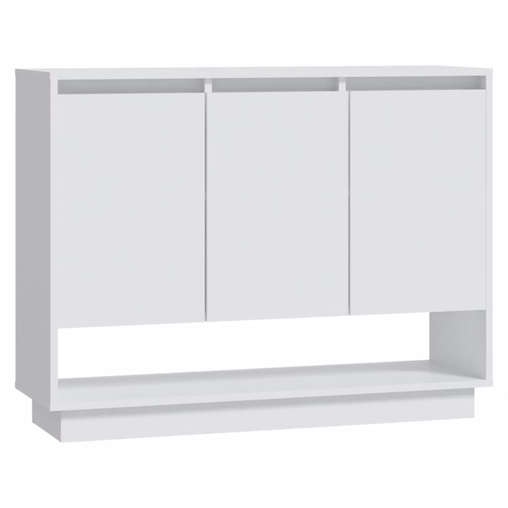 Credenza Bianca 97x31x75 cm in Truciolato
