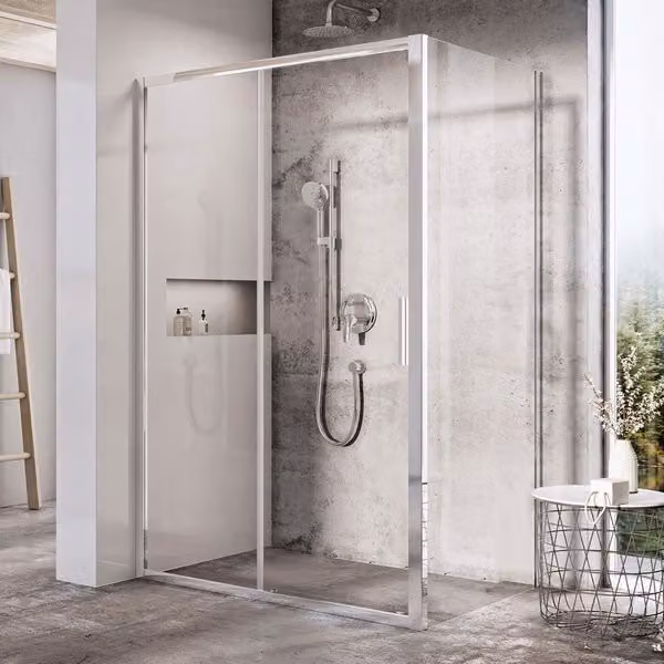 Schermo doccia per porta doccia RAVAK Blix Slim BLSPS 80 cm Lest+trasparente X9BM40C00Z1