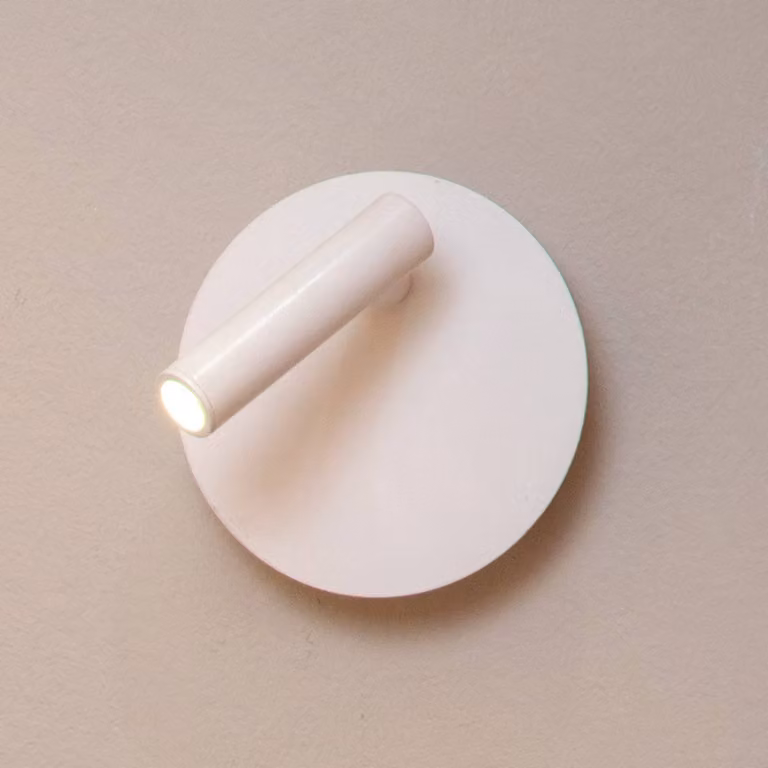 Lucide Barra di faretti Jolijn, Bianco / Opale, Camera da letto, Metallo, Applique a LED