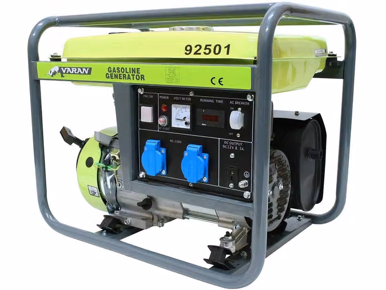 Varan Motors - 92501 GENERATORE GENERATORE GENERATORE 2800W 2 x 230V + 12VDC BENZINA