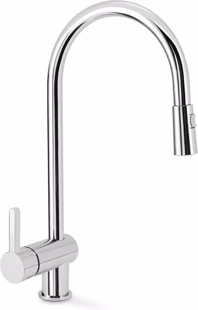 Rubinetto Cucina Miscelatore Monocomando Doccetta Estraibile Apell AP7091CR Cromato
