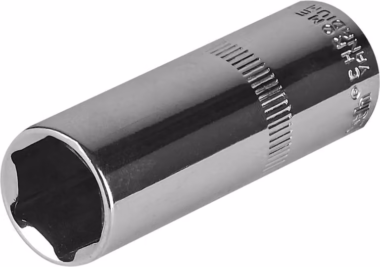 Chiave per candele 1/2" da 16 mm, chiave a bussola per candele, chiave a bussola da 1/2 pollice, utensile per candele per auto, utensile per veicoli, realizzato in acciaio CrV