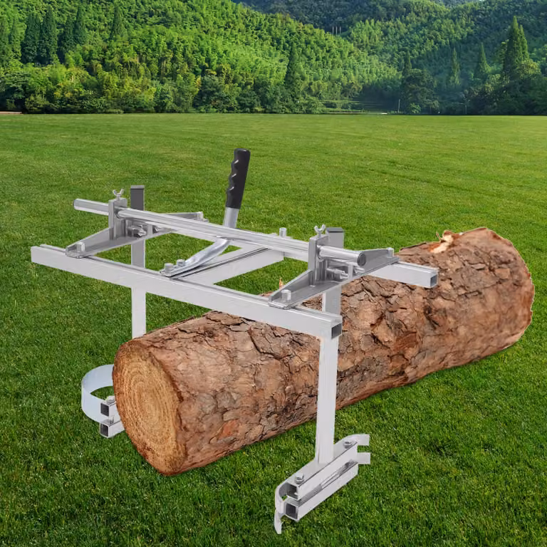 Seghetto mobile per tronchi - Lame da 24 pollici - Lega di alluminio