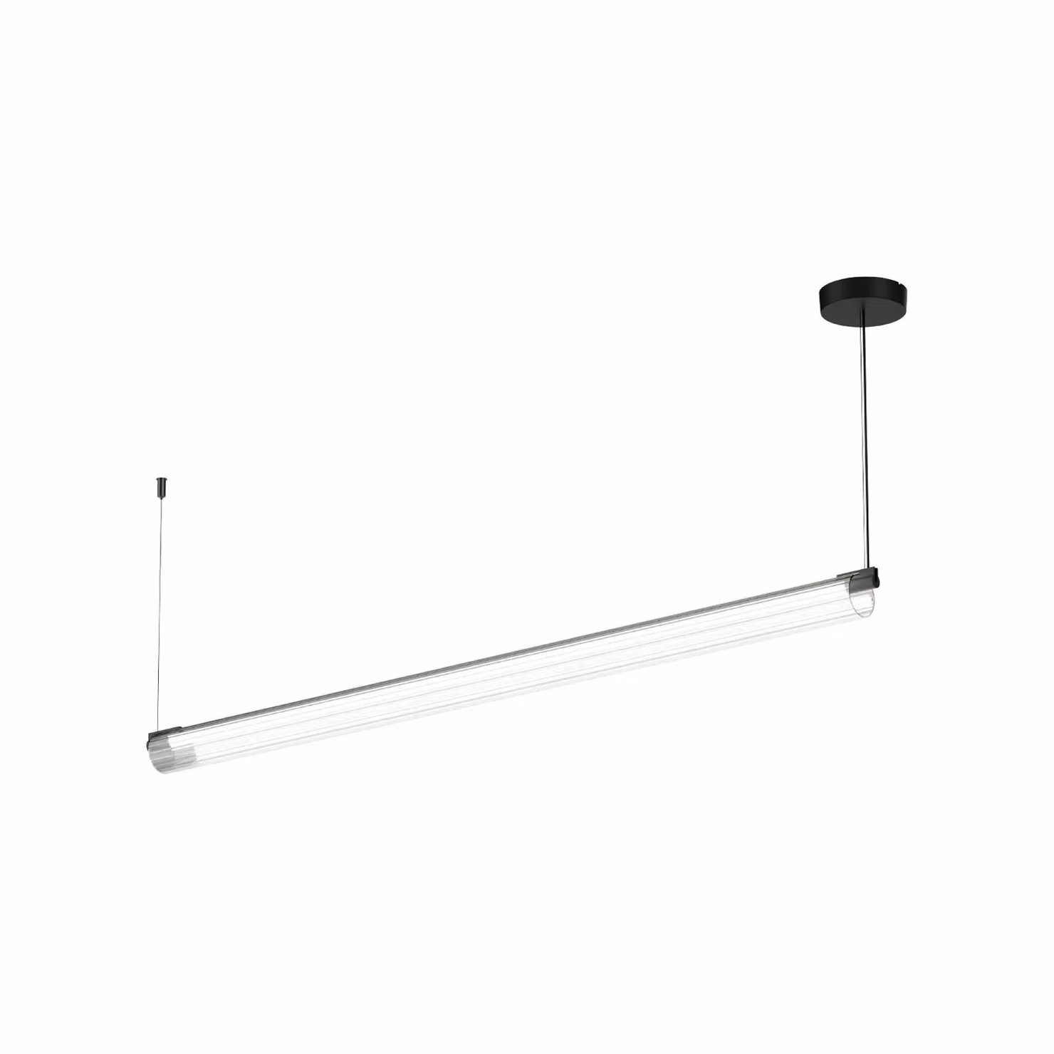 Wever & Ducré Lighting WEVER DUCRÉ Lampada LED a sospensione Finelle 1.0 nera 2700K dimmerabile 1.0,, Nero, Soggiorno / Sala da pranzo, Vetro, Moderno, Faretto da incasso da terra