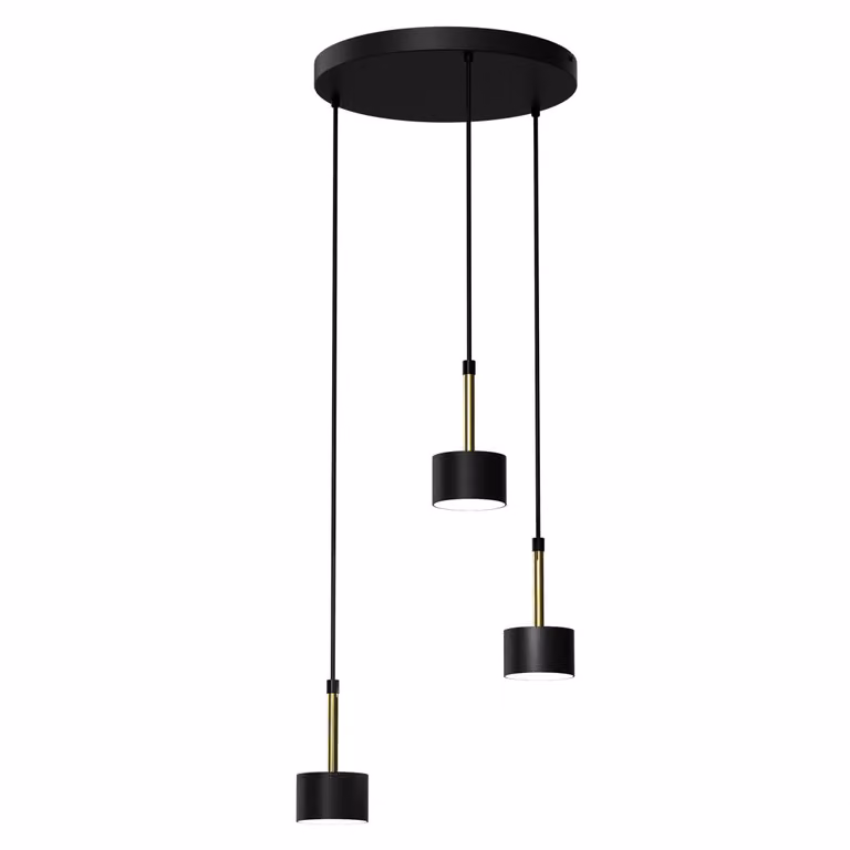 Milagro ARENA lampadario a sospensione MLP7762 nero / oro