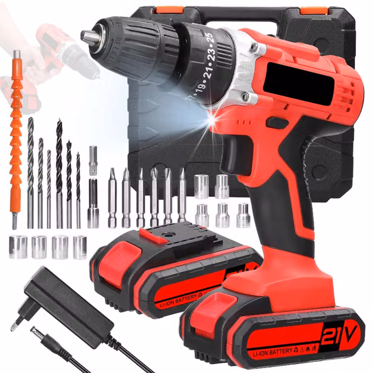 Avvitatore a batteria - Senza fili - Alimentazione a batteria - Senza batteria - Spina UE -